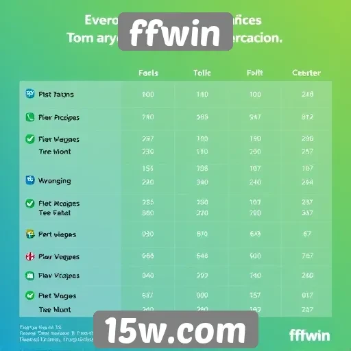 Comparação entre ffwin e outras plataformas